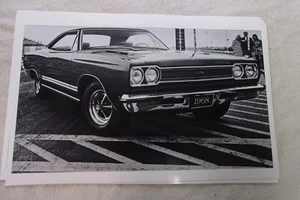 1968 PLYMOUTH GTX HARDTOP 11 X 17 PHOTO PICTURE - Picture 1 of 1