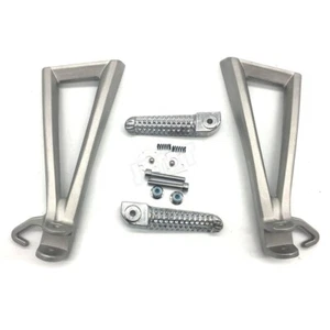 For Yamaha YZF-R6 2006-2016 Motorcycle Rear Passenger Foot Pegs Bracket Silver - Picture 1 of 7