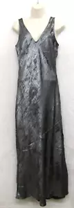 Graues Damenkleid Größe 4 Ärmellos V-Ausschnitt Fließend Sommer Formell Party Hochzeit - Bild 1 von 7
