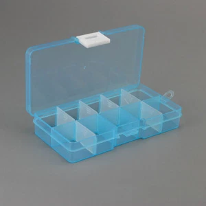 Plastic Container Pill Case Storage Box Organizer Jewelry Bead Case Detachable  - Picture 1 of 17