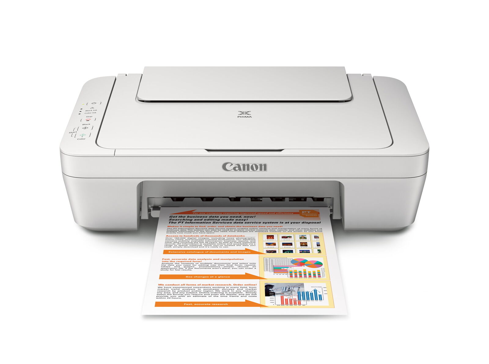 PIXMA MG2522 Wired All-in-One Color Inkjet Printer, USB Cable Included. Available Now for $25.99