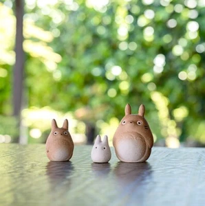 Studio Ghibli Mein Nachbar Totoro SHIGARAKI WARE Ornament Figur Japan 3er Set - Bild 1 von 24