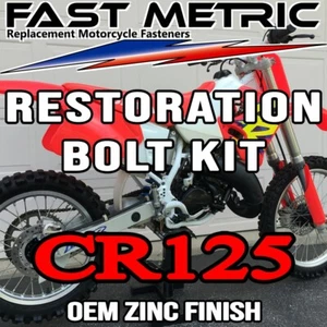1993-1997 Honda CR 125 Restoration Bolt Kit in Zinc Plated Finish | SAVE $$$$ - Foto 1 di 19