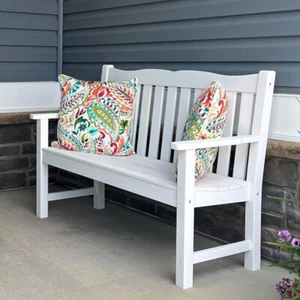 HUJAUU Outdoor Chair Bench for Backyard, Fire Pit, Lawn, Garden - Picture 1 of 4