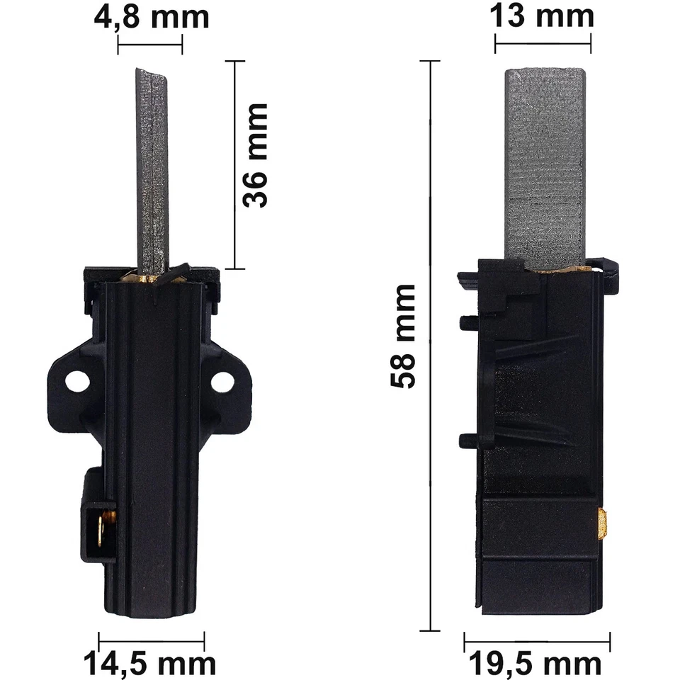 Carbon Brushes Coals for Whirlpool AWO 7S884, AWO 8146 Washing Machine - Image 1 of 1