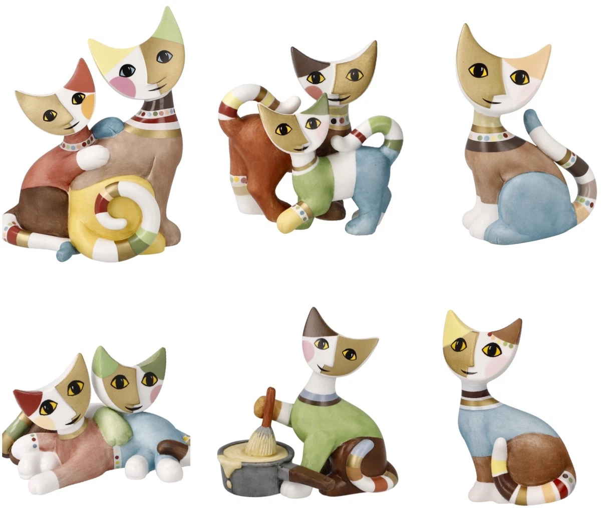 Hängende Katzenstatue Aus Harz – 14 Cm, Schaukel-Katze Für Garten- & Innendeko