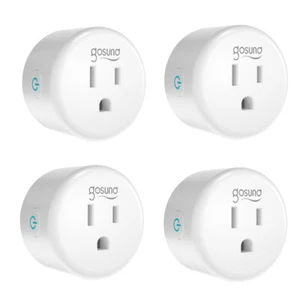 Enchufe inteligente Gosund WiFi 1/2/4 piezas toma de corriente APP control trabajo con Alexa Google - Imagen 1 de 12
