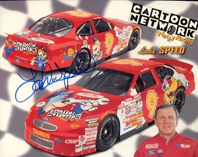 Tarjeta de héroe firmada por Lake Speed Cartoon Network 1998 Foto 1 de 2