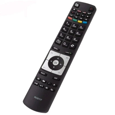 New RC5117 RM-C3173 For Hitachi Bush JVC TV Remote Control 50HYT62UH 42HYT42U - Image 1 of 2