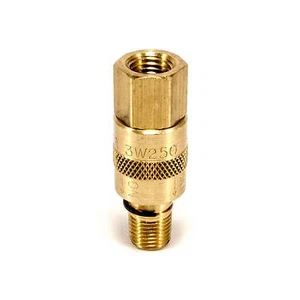 Foster 3-Way Slide Valve Lockout Coupler Air Hose Connector Fittings - Picture 1 of 4