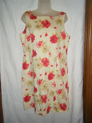 Ladies Merona Floral Print Sleeveless Dress - Size M - Image 1 of 2