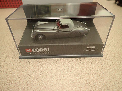 Corgi Classics 03001 Jaguar XK120 Soft Top Gunmetal Grey Untouched - Image 1 of 4