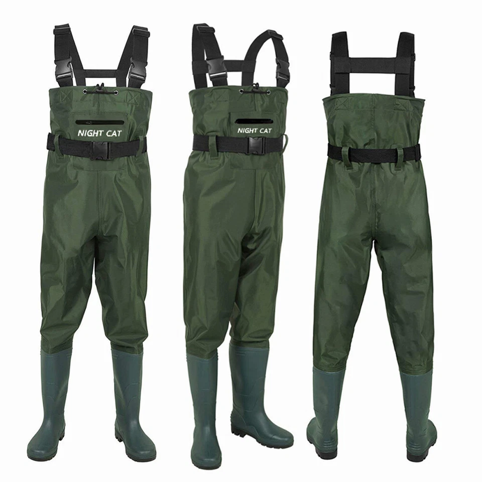 Waders for Men Chest Waders with Boots Waterproof Fishing Hunting Wader USA - Image 1 of 4