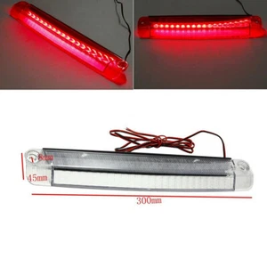 1210 Bulb Type White Shell Red 18 LED Car Tail Third Brake Light 12V 0.13A 5W - Picture 1 of 12