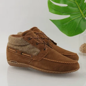 Patagonia Womens Kula Boots Size 10 Lace Up Brown Suede Lace Up Moc Shoe Bootie - Imagen 1 de 14