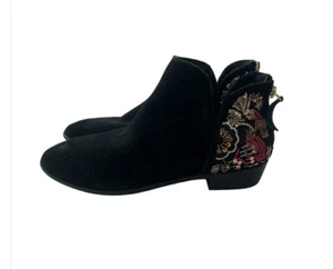 Kenneth Cole REACTION Wildleder Schlaufe Glitzer verziert Stiefeletten 7 1/2 - Bild 1 von 6