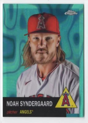 2022 Topps Chrome Platinum Anniversary Aqua Lava Refractor Noah Syndergaard /299 - Image 1 of 2