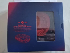 ANTIQUE MINIATURE SPOTIFY CAMP NOU BARCELONA SPECIAL LIMITED EDITION BOXED - Picture 1 of 7