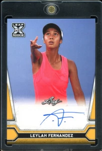 2021 Leaf LEYLAH FERNANDEZ rookie RC autograph AUTO - Picture 1 of 2