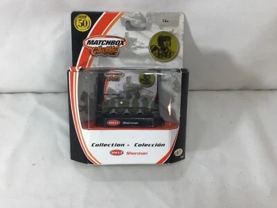 2001 Matchbox Collectibles 50th Anniversary WWII US Army M4A3 Sherman Tank Boxed - Image 1 of 3