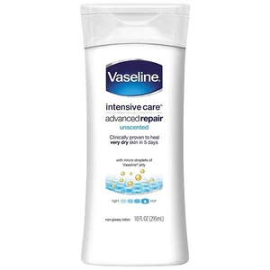 Vaseline Body Lotion Intensive Care Advanced Repair Non Greasy Unscented 10oz - Picture 1 of 4