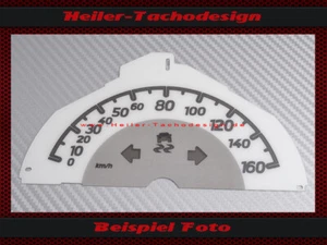 Tachoscheibe Smart Fortwo Facelift Mph zu Kmh Tacho Speedometer Zifferblatt US - Picture 1 of 3