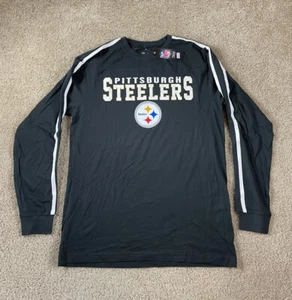 Pittsburgh Steelers Long Sleeve Shirt NFL Official Team Apparel Men’s M NWT $33 - Picture 1 of 9