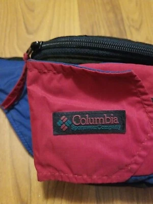 Vintage Columbia Popo Pacote Cintura Fanny Pack Unissex  - Imagem 1 de 4