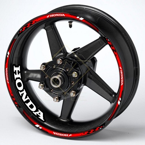 HONDA Motorcycle Scooter Wheel Decals Rim Decal Stickers CBR CB CRF NC VFR XADV
