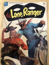 Dell Comic The Lone Ranger Comic Issue Number 69 March 1954 10 Cent Comic