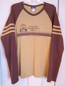 BC Ethic Men's Extra Large XL Raglan Shirt EUC Long Sleeve Retro 70s Truck Rally - Picture 1 of 12