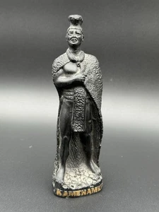 Estatua de lava hecha a mano Hawaii Poly Art, estatuilla Kamehameha - Imagen 1 de 9