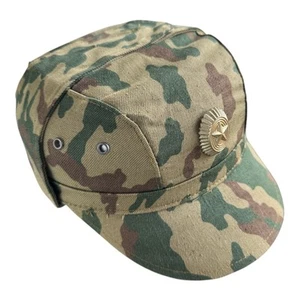 Genuine Russian Army Military Woodland Camouflage Field Uniform Cap Hat Badge - Picture 1 of 6
