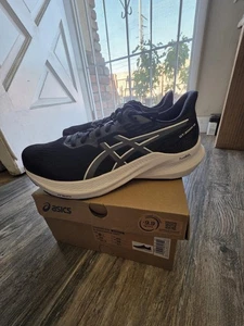 Asics GT-2000 v12 Running Shoes Womens Size 8.5 B Sneakers Black / Carrier Grey - Picture 1 of 9