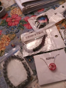 Lot Of Costume Jewelry Brand New Made In China Lot Of 7 Pieces - Picture 1 of 11