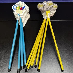 Great Quotations Student Teacher Talking Listening Sticks Quiet Hand & Elephant - Picture 1 of 12