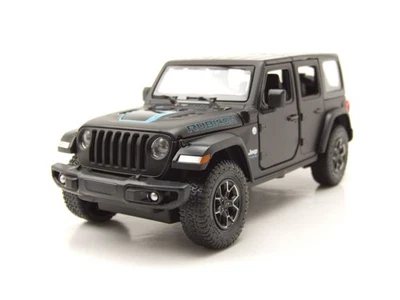 Jeep Wrangler Rubicon 4XE Nero Modellino 1:24 Rastar - Immagine 1 di 4