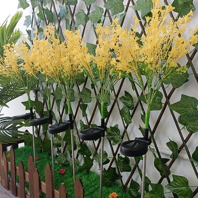 Lampe piquet de jardin décoration maison 1.2V 600MAH tissu soie acier inoxydabl - Image 1 of 4