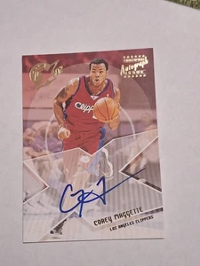 Tarjeta automática autografiada Corey Maggette Topps Expectations 2002 #xa-cm Clippers - Imagen 1 de 3