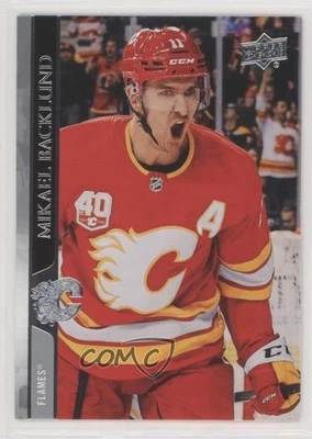 2020-21 Upper Deck Mikael Backlund #26 - Image 1 of 2