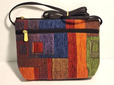 Danny K. Beverly Hills - Cross Body Purse - Adjustable Strap Multi Color NWOT - Image 1 of 4