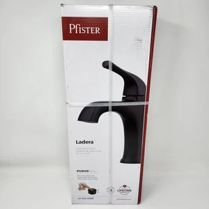 Pfister Ladera Single Hole Single-Handle Bathroom Faucet Matte Black LF-042-LRBB - Picture 1 of 11