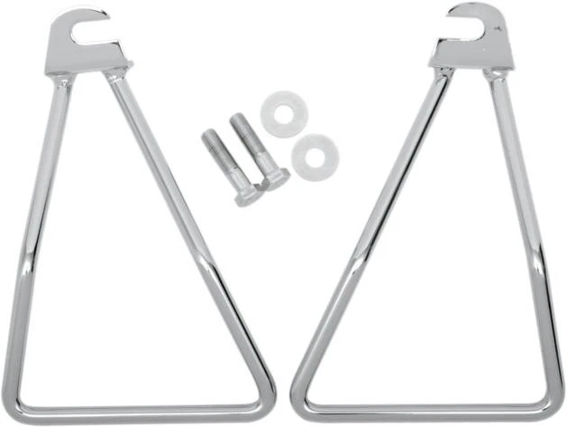 DS Chrome Saddlebag Support Brackets Harley Davidson Electra Glide/Duo Glide - Image 1 of 1