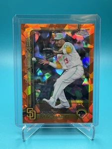 2025 Topps Chrome Sapphire - Manny Machado - Orange /25 - Picture 1 of 3