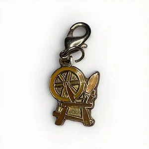 Walt Disney Sleeping Beauty Spinning Wheel Charm Pendant - Picture 1 of 3