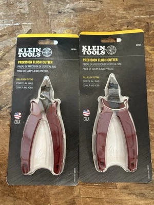 Klein Tools Alicates de corte diagonales Cortador al ras de precisión 16 AWG Paquete de 2 Foto 1 de 3