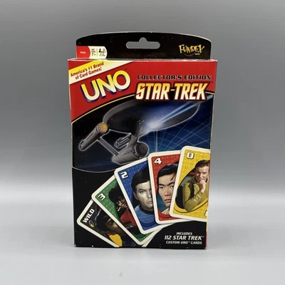 Uno Star Trek Collector's Edition Card Game New Tin Sealed Fundex Games - Image 1 of 4