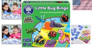 Sustainable Little Bug Bingo - Fun Matching Game for Kids Aged 3-6 - Easy Clean - Picture 1 of 5