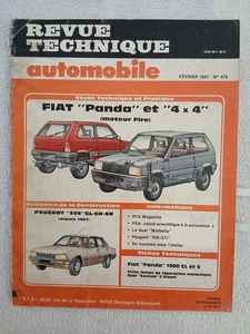RTA - FIAT PANDA et 4x4 (moteur Fire) - N°476 2/1987 - Foto 1 di 5
