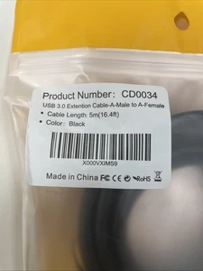 CD0034 Active USB Extension Cable 16.4 FT - Picture 1 of 2